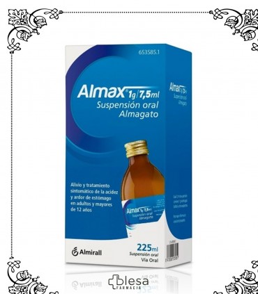 Almax. 1g / 7,5 ml suspensión oral 1 frasco de 225 ml (3)