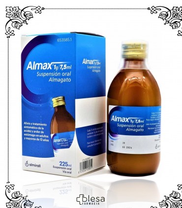 Almax. 1g / 7,5 ml suspensión oral 1 frasco de 225 ml (2)