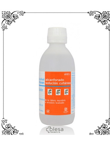 Alcohol alcanforado. Orravan solución cutánea 250 ml (1)