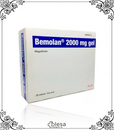 Bemolan 2000 mg gel oral 30 sobres