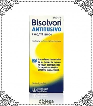 Bisolvon antitusivo 2 mg-ml jarabe 1 frasco de 200 ml