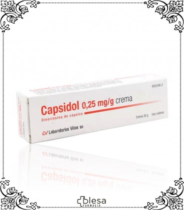 Capsidol 0,25 mg-g crema 1 tubo de 30 gramos
