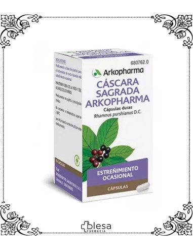 Arkopharma cáscara sagrada 50 cápsulas duras