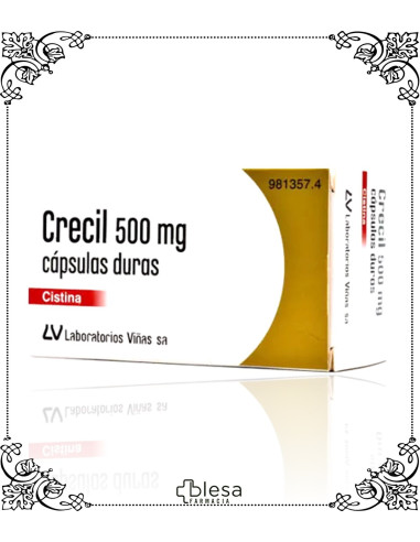 Crecil 500 mg 40 cápsulas duras