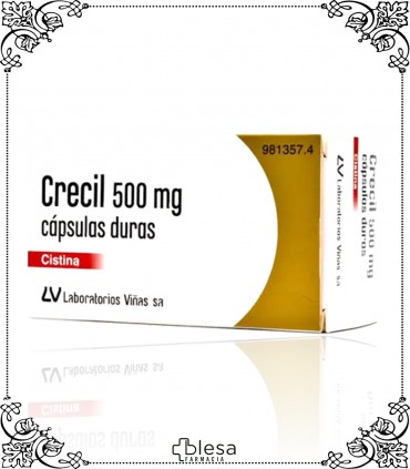 Crecil 500 mg 40 cápsulas duras