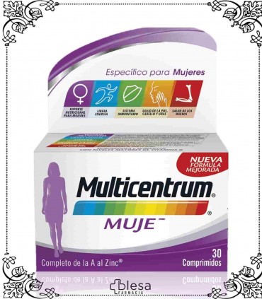 Glaxo Smithkline multicentrum mujer 30 comprimidos