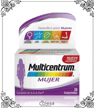 Glaxo Smithkline multicentrum mujer 90 comprimidos