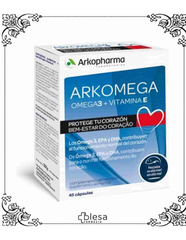 Arkopharma arkomega 3 45 cápsulas