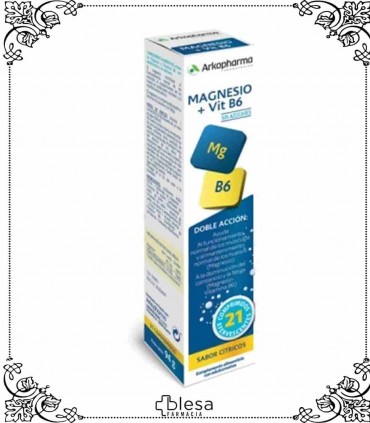 Arkopharma arkovital magnesio vitamina B6 21 comprimidos