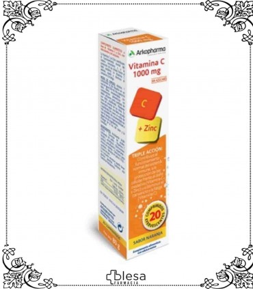 Arkopharma arkovital vitamina C+Zinc 20 comprimidos