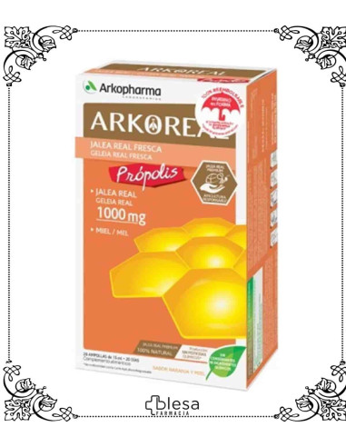 Arkopharma jalea real+propolis 20 ampollas