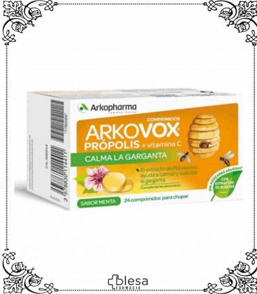 Arkopharma arkovox menta 24 comprimidos
