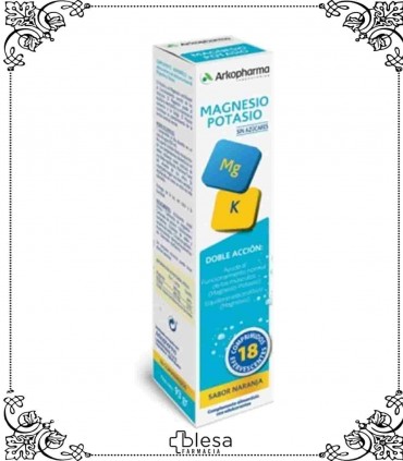 Arkopharma arkovital magnesio-potasio 18 comprimidos