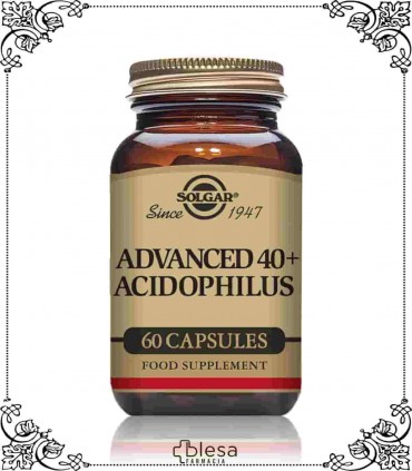 Solgar acidophilus avanzado 60 cápsulas