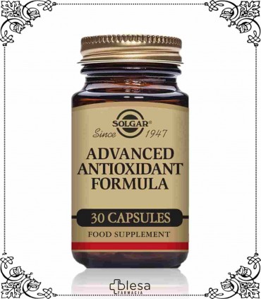 Solgar fórmula antioxidante avanzada 30 cápsulas