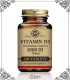 Solgar vitamina D3 1.000 UI 25 mcg 100 comprimidos