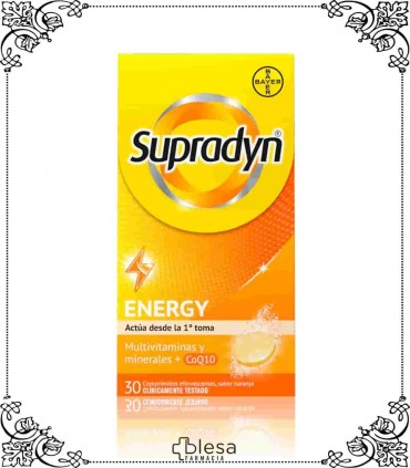 Bayer supradyn activo Q10 30 comprimidos efervescentes