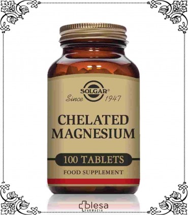 Solgar magnesio quelado 100 comprimidos