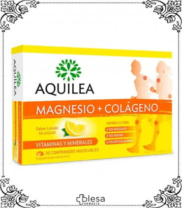 Uriach aquilea magnesio+colágeno 30 comprimidos