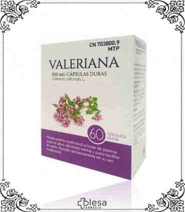 korott valeriana 300 mg 60 cápsulas