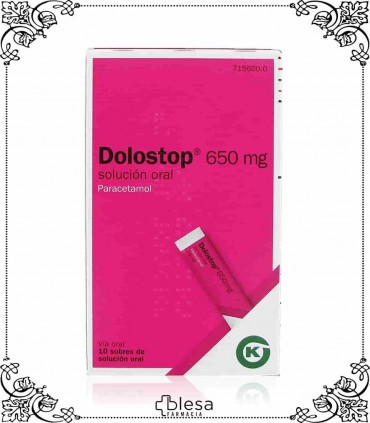 Kern dolostop 650 mg solución oral 10 sobres