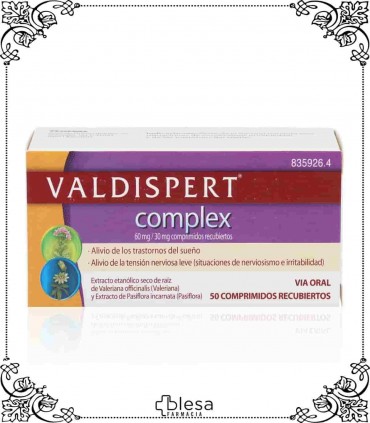 Vemedia valdispert complex 50 comprimidos