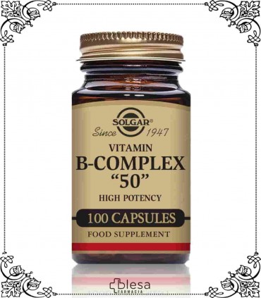 Solgar B complex “50” 100 cápsulas