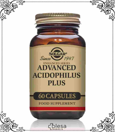 Solgar acidophilus plus avanzado 60 cápsulas - Blesa Farmacia