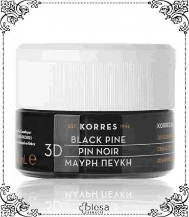 Korres 3D black pine crema de día piel normal-mixta 40 ml