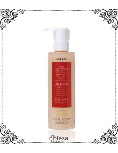 Korres rosa salvaje crema espumosa 200 ml