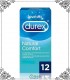 Reckitt Benckiser durex preservativo natural plus 12 unidades