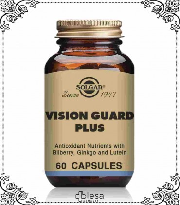 Solgar visión guard con luteína 60 cápsulas