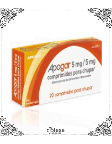 Aurovitas apogar 5 mg/5 mg 20 comprimidos