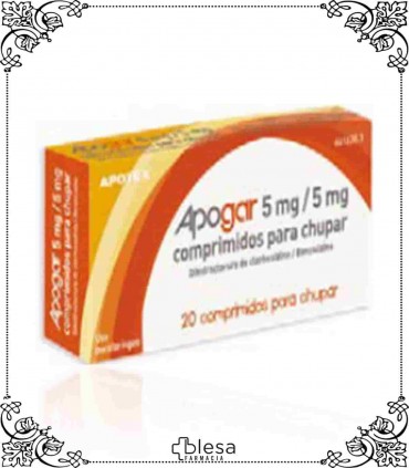 Aurovitas apogar 5 mg/5 mg 20 comprimidos