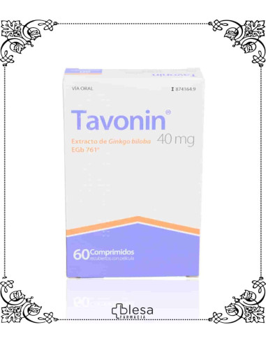 Dr. Willmar Schwabe tavonin 40 mg 60 comprimidos