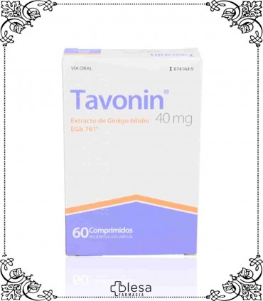 Dr. Willmar Schwabe tavonin 40 mg 60 comprimidos