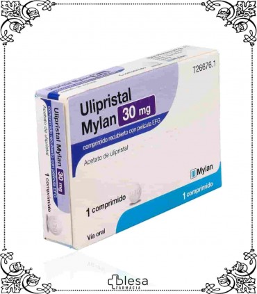 Mylan ulipristal 30 mg 1 comprimido