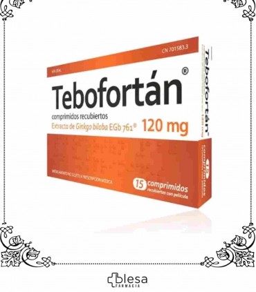 Dr. Willmar Schwabe tebofortan 120 mg 15 comprimidos