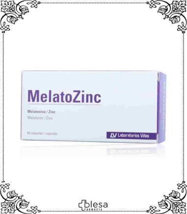 Viñas melatozinc 60 cápsulas