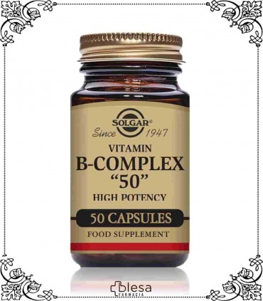 Solgar vitamina B complex " 50 " 50 cápsulas