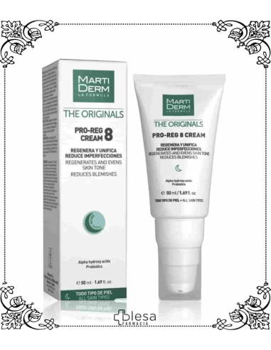 MartiDerm crema regenerante glicólico 8 % 50 ml