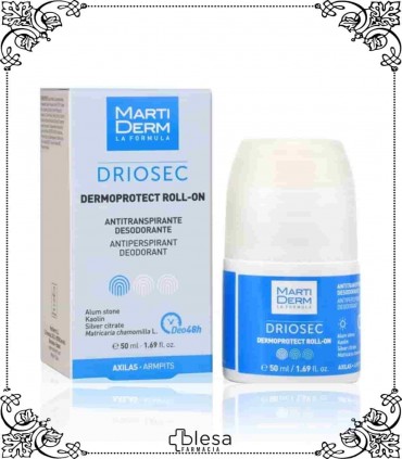 MartiDerm driosec desodorante roll on duplo 2x50 ml