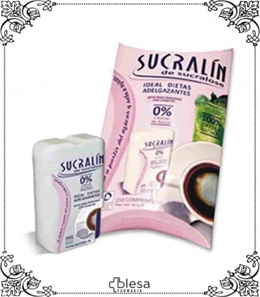 Sucralin sucralose 0 % calorías 150 comprimidos