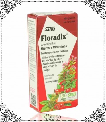 Salus floradix hierro+vitaminas 84 comprimidos