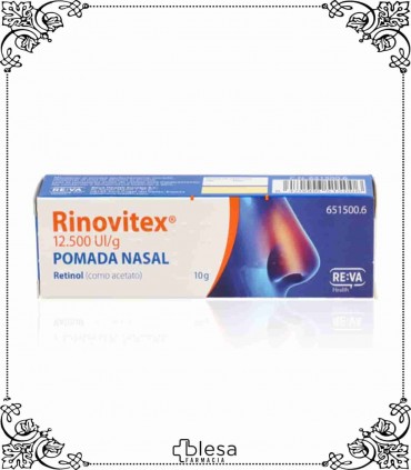 Reva rinovitex 12.500 UI/g pomada nasal 10 gr