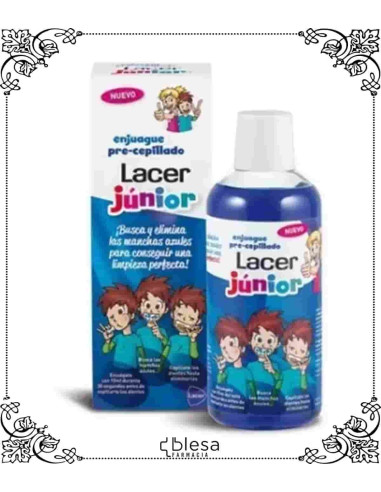 Lacer enjuage pre cepillado junior 500 ml