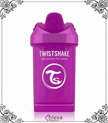 Twistshake taza crawler lila + 8 M 300 ml