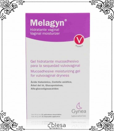 Gynea melagyn hidratante vaginal 60 gr 24 aplicadores