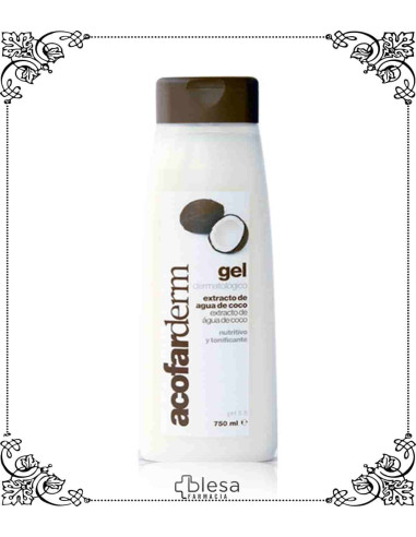 Acofarma acofarderm gel de coco 750 ml