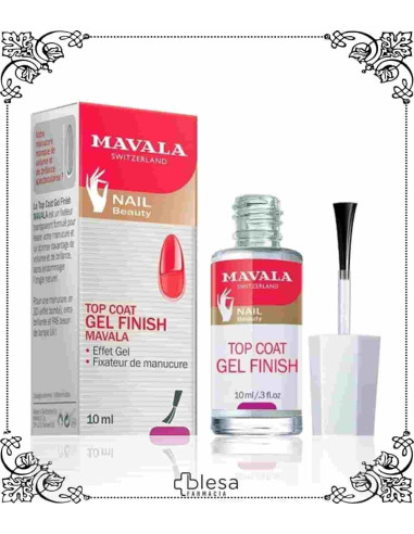 Mavala gel finish top coat 10 ml